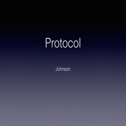 Protocol