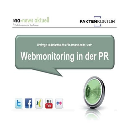 Webmonitoring in der PR