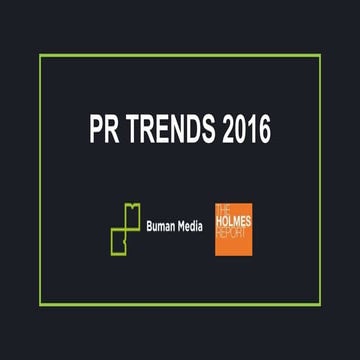 Исследование российского PR-рынка 2016 