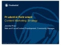 Prudential contentand social-marketing-strategy