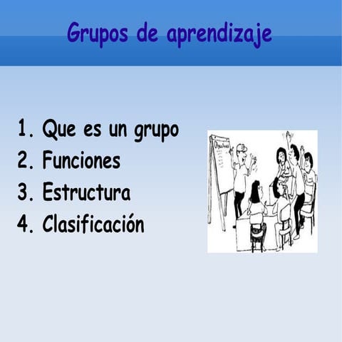 Grupos de Aprendizaje