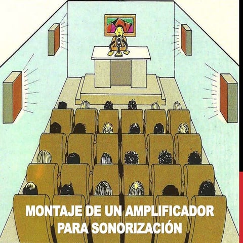 Montaje de un amplificador para sonorización