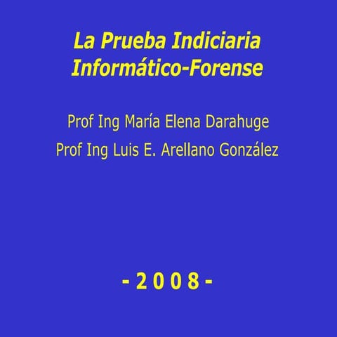 Prueba Pericial Informatico Forense