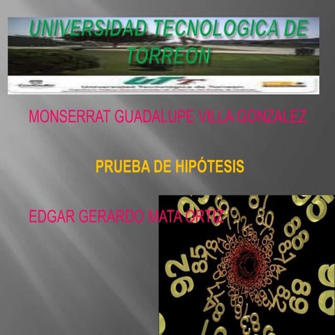 Prueba de hipótesis