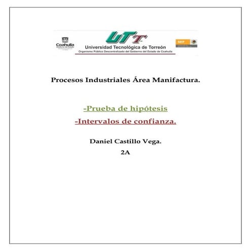 Prueba de hipótesis dc