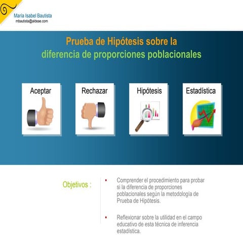Prueba De HipóTesis Sobre La Diferencia De Proporciones Poblacionales