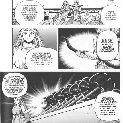 Prueba del arco (Ilíada y Odisea. El manga)