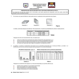 Prueba de matemáticas 2012