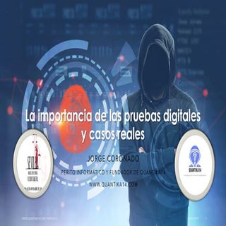 Prueba digital y casos reales de peritaje informático
