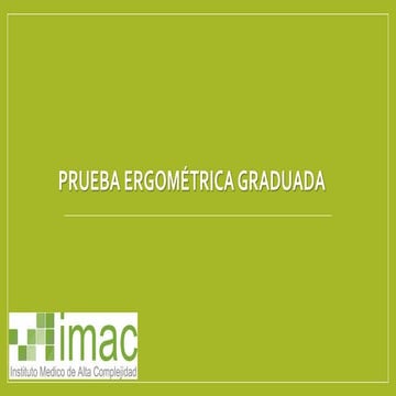 Prueba ergométrica