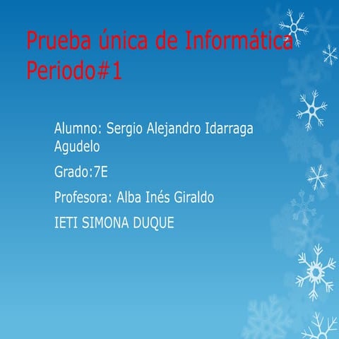 Prueba final informtica