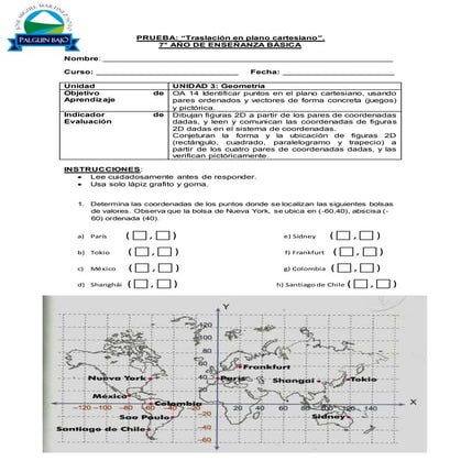 Prueba plano cartesiano