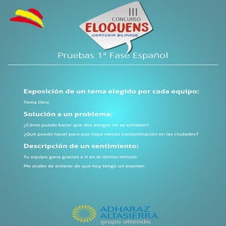 Primera fase Concurso de Oratoria E...