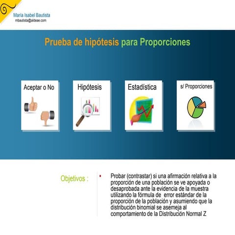 Pruebas De HipóTesis Para Proporciones