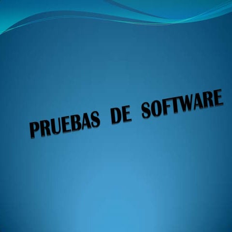 Pruebas de software