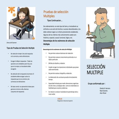 Pruebas de seleccion multiple