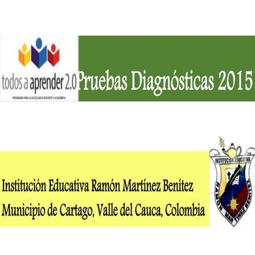 Pruebas diagnósticas 2015