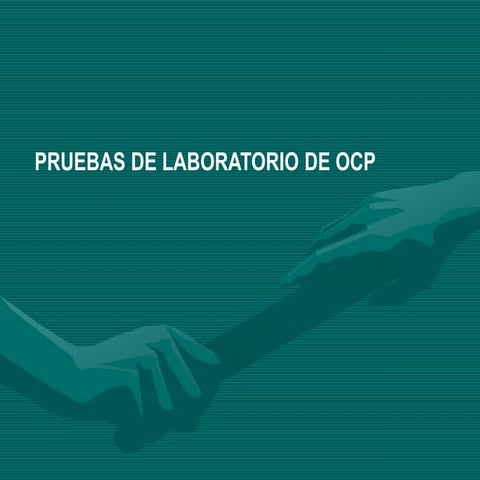 Pruebas ocp | PDF
