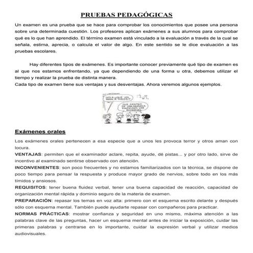 Pruebas pedagogicas miriam