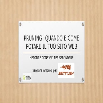 Potare un sito web: come farlo correttamente