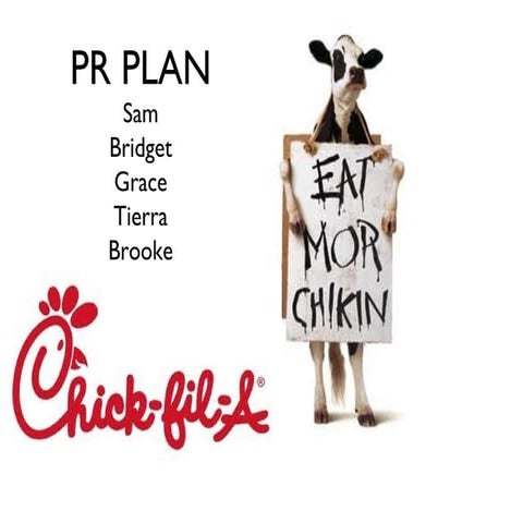 CHICK-FIL-A PR PLAN