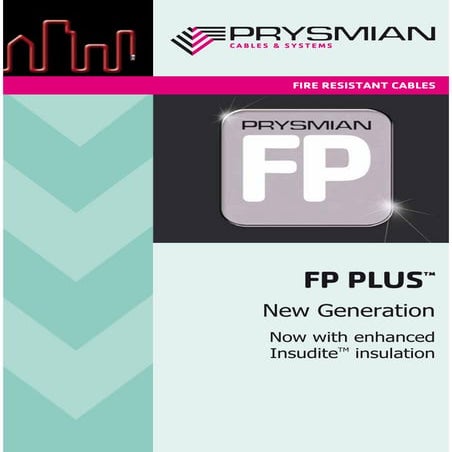 Prysmian FP Plus 'Enhanced' Fire Resistant Cables 300/500V