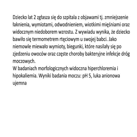 Przypadek Pol Ru Mianownikdopełniaczcelownikbierniknarzędnikmiejscownikwołaczol - Przypadek 3.8 kwasica | PPTX | Medical Health