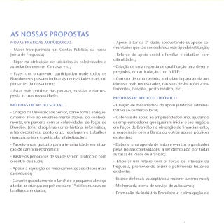 Programa eleitoral do PS em Paços d...