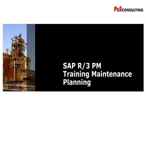 Ps sap-pm maintenance-planning