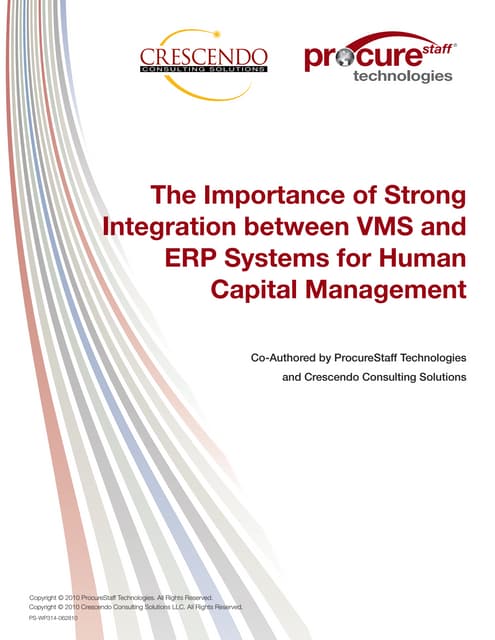 VMS and ERP System Integration 