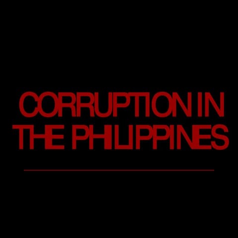 Corruption in the Philippines