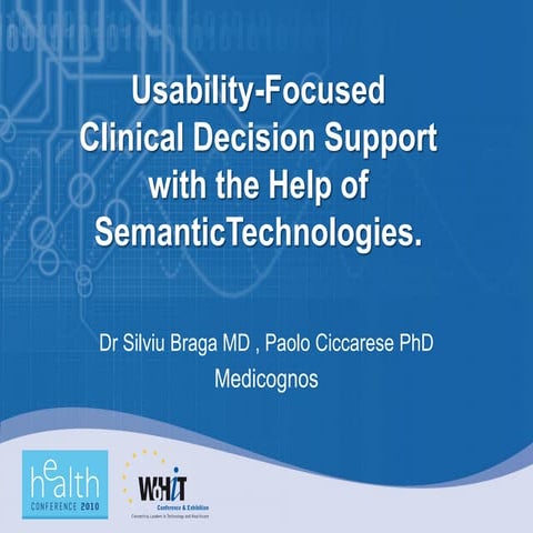 Clinical Decision Support Systems | PDF