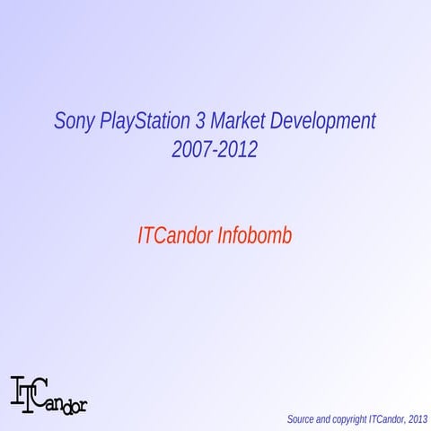 Sony Playstation 3 Market Development