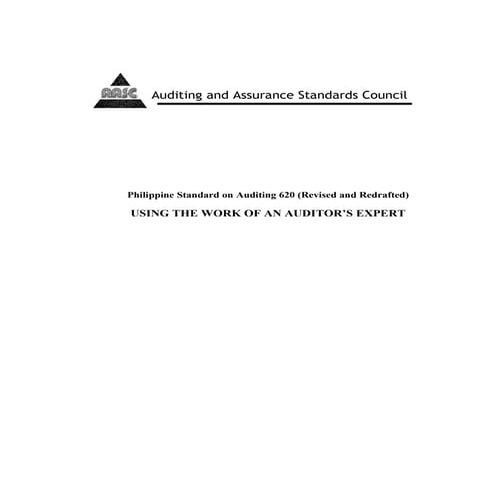 A034 2010-iaasb-handbook-isa-610 | PDF