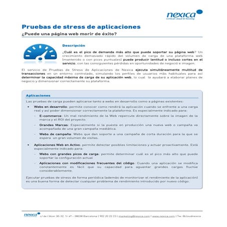 Pruebas de stress de aplicaciones