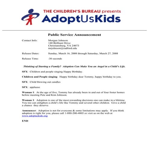 Psa Adoption Doc