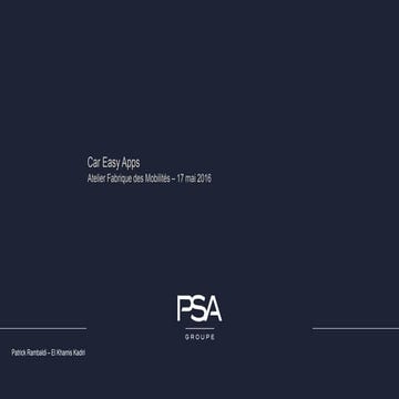 Psa car easy apps