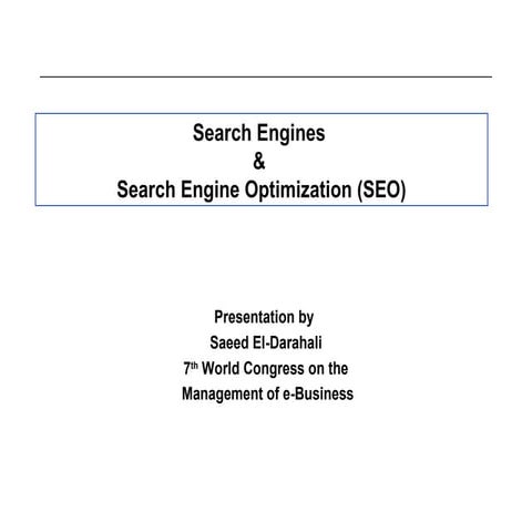 SEO BOOK