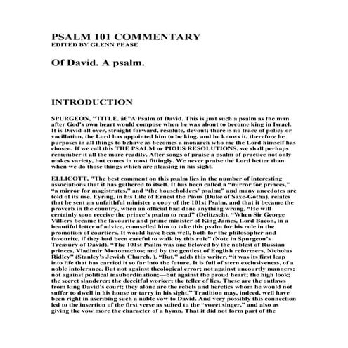 psalm-101-commentary-pdf