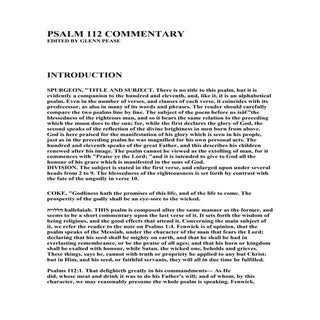 Psalm 112 commentary