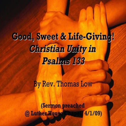 Psalm 133 | PPT