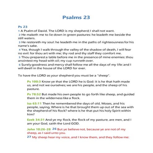 Psalms 23