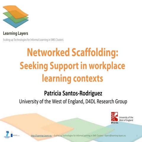 Networked Scaffolding; Seeking Support in Workplace Learning Contexts