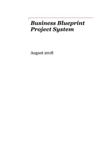 Ps business blueprint