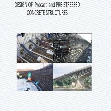 Pre-stressed concrete materials and behavior