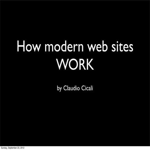 An introduction to the web