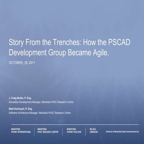 Pscad agile adoption