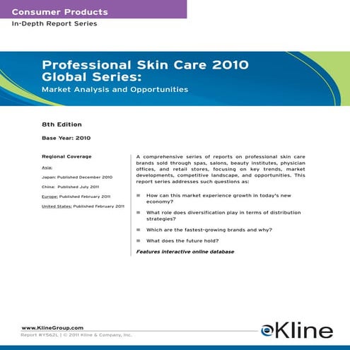 Professional Skin Care 2010 Global Series - Brochure