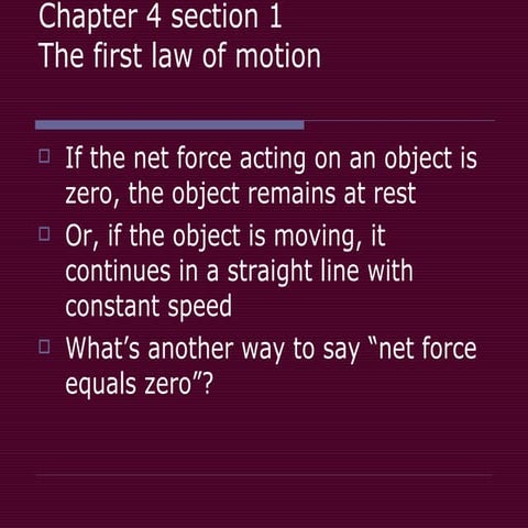 Newton's Laws