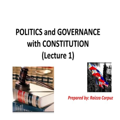 Political Science Lecture 1